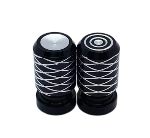 Automotive parts - CSAVC-12 - Aluminum alloy valve cap for cylindrical spider web