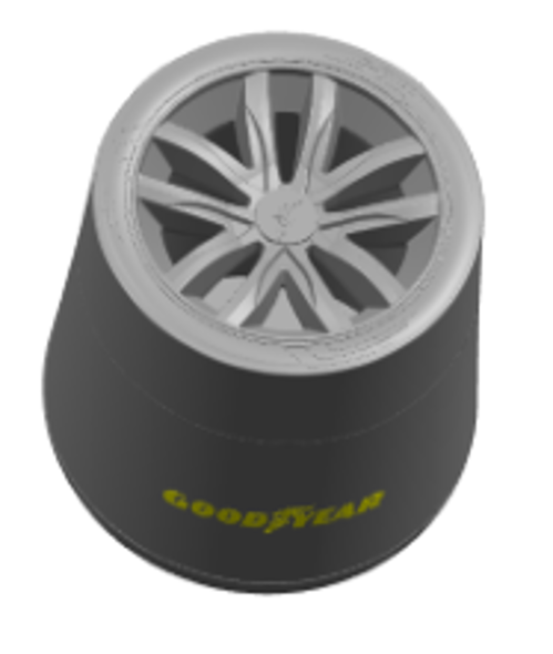 Car aromatherapy - WH-80 - Wheel Design Aromatherapy Cream
