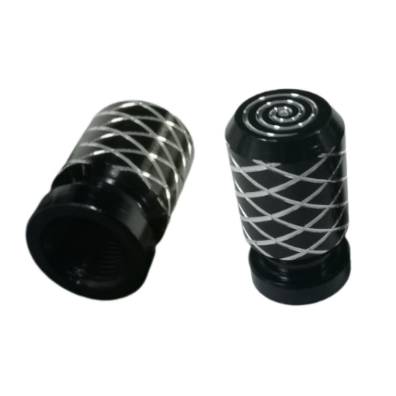 Automotive parts - CSAVC-12 - Aluminum alloy valve cap for cylindrical spider web